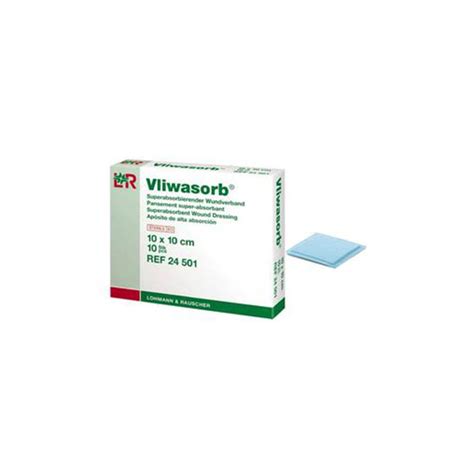 Lohmann Rauscher Vliwasorb Super Absorbent Dressing 4x4 Inch Box Of