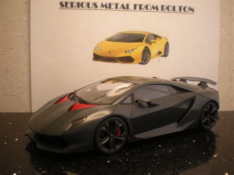 Autoart Lamborghini Sesto Elemento Carbon Red Serious