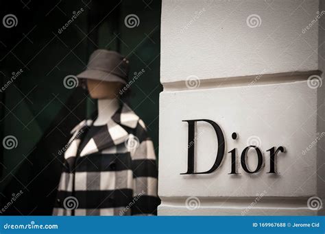 DIOR French Luxury Brand Perfume In Duty Free Store Shelf, Banner Size ...