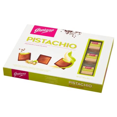 Chocolate Recheio de Pistache Pistachio Polônia Goplana 200g Shopee