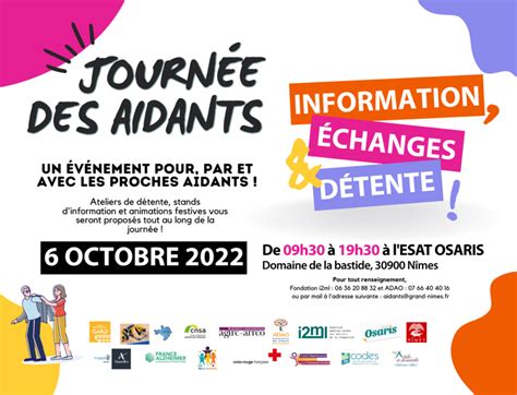 Journée Nationale des Aidants le 06 octobre 2022 Fondation i2ml