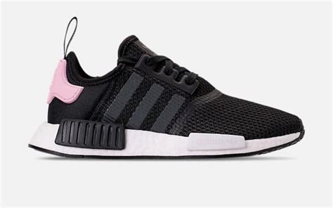 Swarovski Adidas Nmd R1 Core Black White Clear Pink With Swarovski® Xirius Rose Cut Crystals