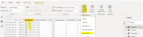 Powerbi Organizing Power Bi Columns A Guide