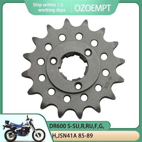 Ozoempt 520 16t Motorcycle Front Sprocket Apply To Sp600 F 85 Dr600 S