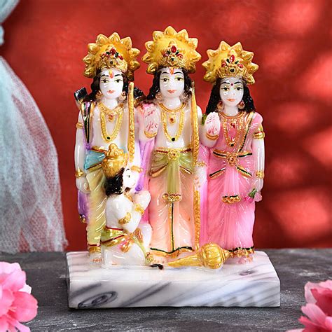 Buy Send Marble Dust Ram Darbar Idol Online Fnp