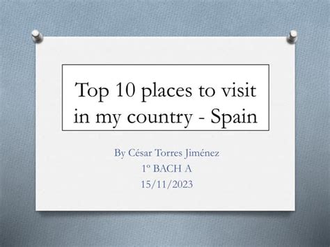 Top 10 places to visit in my country.pptx | Free Download