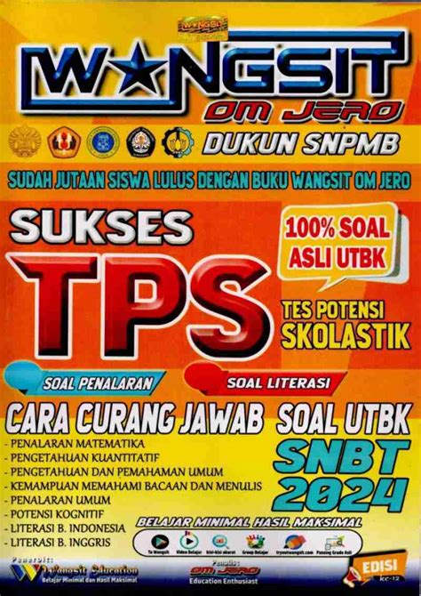 Jual Buku Wangsit Utbk Snbt Sukses Tps Om Jero Di Seller Pilihan