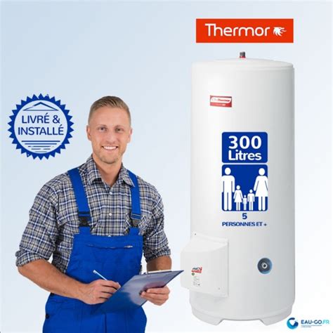 Chauffe Eau Electrique L Thermor Duralis Vertical Sur Socle