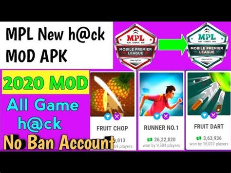 Mpl Pro Best Mod Apk No Ban Working Full Hack Mpl Mod Apk