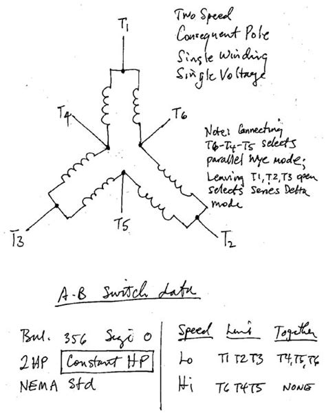 Two Speed Motor Wiring Diagram 3 Phase Wiring Diagram