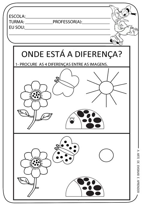 Atividade Sobre As Diferenças 1 Ano - Atividade Sobre As Diferenças 1 Ano - FDPLEARN