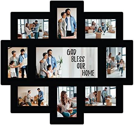 Picrazee Wooden Multiple Photo Wall Collage Photo Frame Multiple