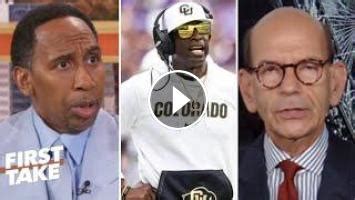 FIRST TAKE Paul Finebaum On Colorado Deion Sanders Sends Warning To