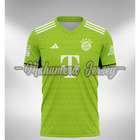 Jual Jersey Bayern Munchen Gk Hijau 2023 2024 Shopee Indonesia