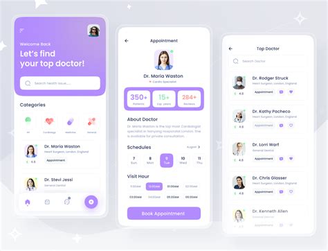 Aid Online Doctor Appointment App Figma