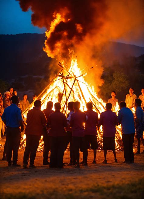 Lexica As The Sun Dipped Below The Horizon The Villagers Gathered