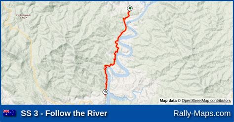 SS 3 Follow The River Stage Map Rally Of The Bay 2019 VRC