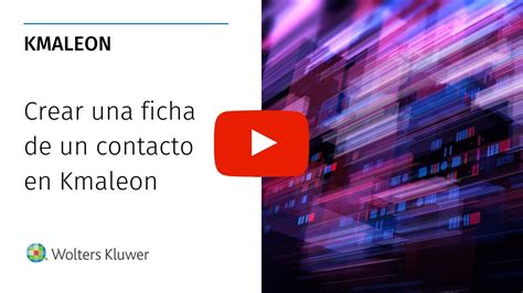 Cómo Crear Una Ficha De Un Contacto En Kmaleon Youtube