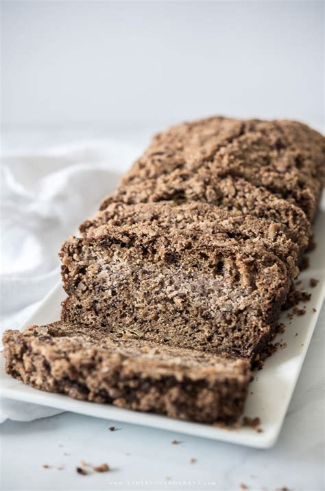 Banana Bread With Streusel Topping Recipe For Breakfast Anderson Grant