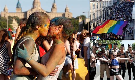 Pride Sees Cities Across The Globe Burst With Rainbow Colours As