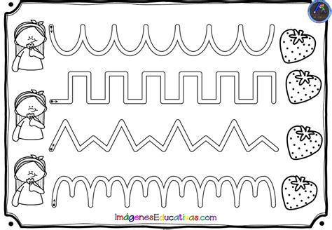 Fichas Para Trabajar La Grafomotricidad Y El Trazo 9 Imagenes Educativas