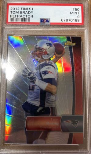 2012 Topps Finest Refractor 50 Tom Brady For Sale Online EBay