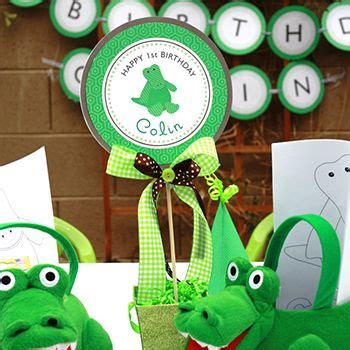 Alligator Themed First Birthday Party Ideas