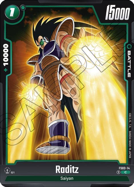 Raditz Fusion World Starter Deck Broly Dragon Ball Super Cardtrader