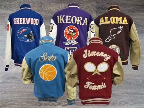 Large Chenille Sport Back Letterman Jacket Custom Patch Made Etsy