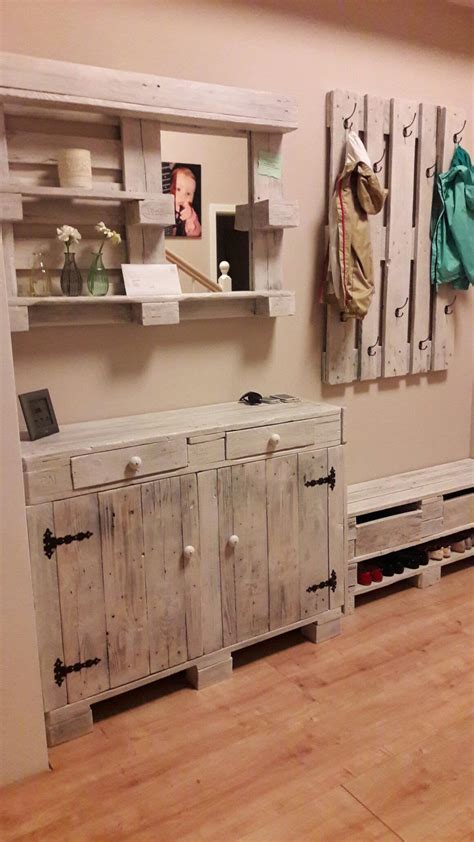 Garderobe Bauen Aus Paletten Diy Ideen Wie Man Garderobe Aus