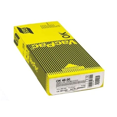 ESAB OK 48 00 7018 3 2mm X 450mm 1 2 Vac Pac Carton SPA Welding Supplies