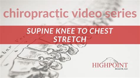 Supine Knee To Chest Exercises YouTube