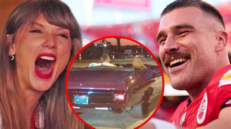 Taylor Swift and Travis Kelce spotted driving together alone in a ...