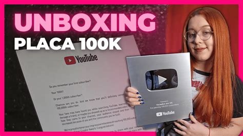 Unboxing Da Placa De Mil Inscritos Youtube