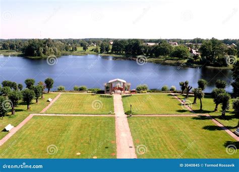 Lawn with Wedding Chapel stock image. Image of outside - 3040845