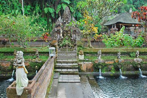 Gunung Kawi Sebatu Temple In Bali Tranquil Water Temple In Central