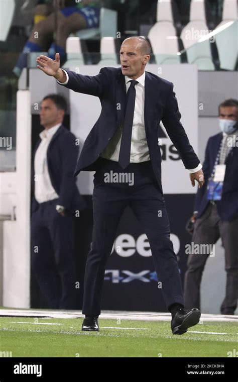 Massimiliano Allegri Head Coach Of Juventus Gestures During The Serie A