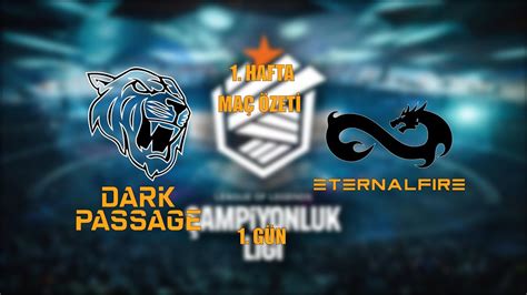 Dark Passage Vs Eternal F Re Ampiyonluk Ligi Yaz Mevsimi