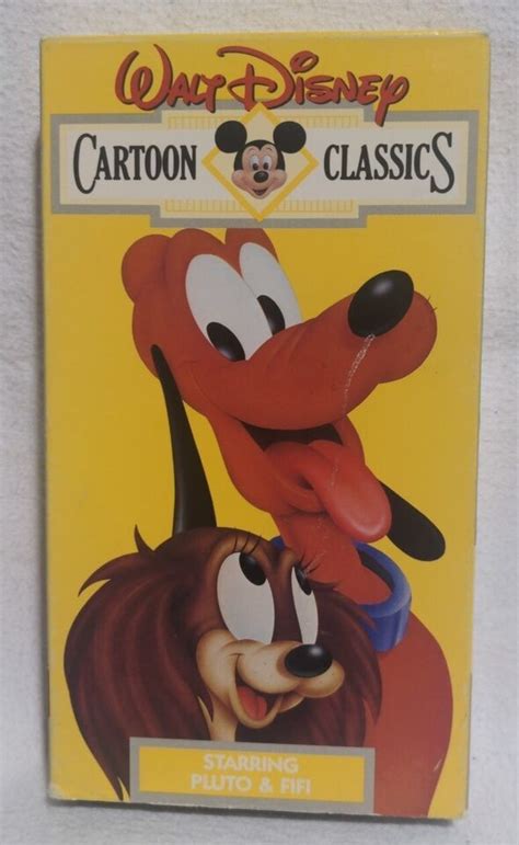 Walt Disney Cartoon Classics Vol Starring Pluto Fifi Vhs