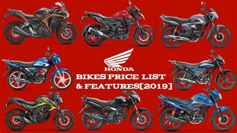 Honda India Bikes Price List - Domurus