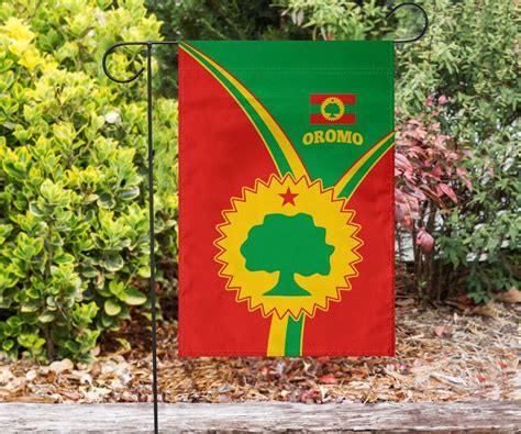 Oromo Garden Flag - Oromo Pride - D20 | Personalized garden flag, Flag stand, Fabric flags