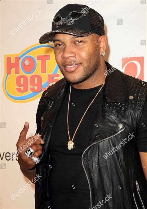 Flo Rida Poses Photographers Backstage During Editorial Stock Photo