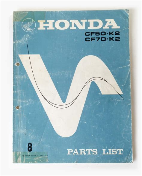 Parts List Honda Chaly CF50 CF70 K2 7874 Fourstrokebarn Honda Parts