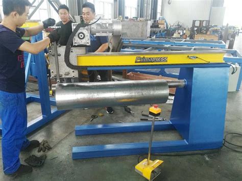 Round duct zipping machine ,round pipe zipper machine - PrimaPress