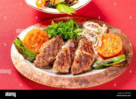 Turkish Adana Urfa Skewers Shish Kebab Stock Photo Stock Photo Alamy