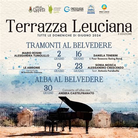 Terrazza Leuciana Concerti Al Belvedere Dal Tramonto All Alba