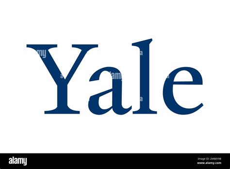 Yale University, Logo, White Background Stock Photo - Alamy