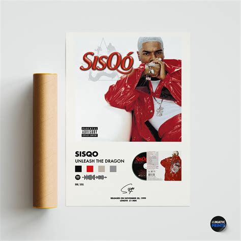 Sisqo Unleash the Dragon Poster Album Cover Posters Digital Album Art ...