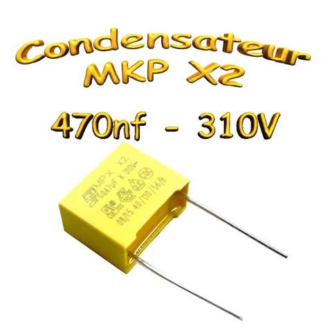 Condensateur Polypropyl Ne Mkp X Nf Uf Vac