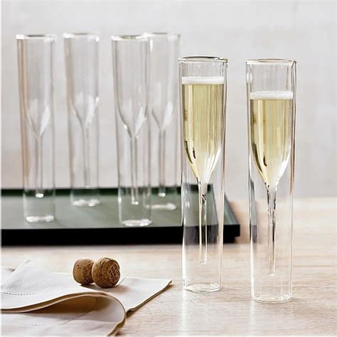 Stemless Double Wall Champagne Flutes Glass Buy Stemless Glass